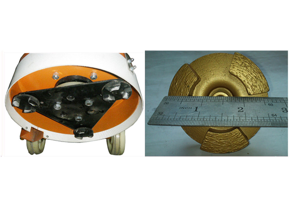 Three Segment Grinding Blade Diamond Grinder Disc For Terrazzo Floor