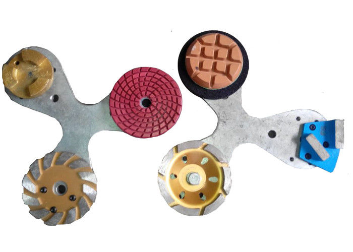 Dry Concrete / Stone Diamond Polishing Pads For Polishing High Gloss