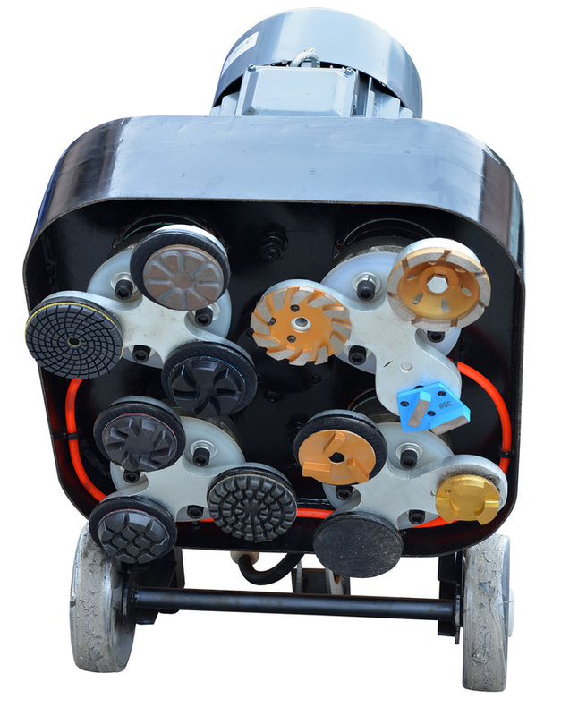 Stone Leveling 380V-440V Concrete Floor Grinder With 12 Heads Machine